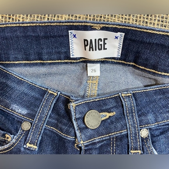 Paige Jeans Women’s Size 26 Skyline Ankle Peg Stretch Inseam 28” - Picture 2 of 9